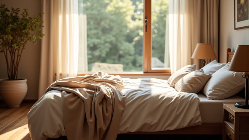 Embellissez votre chambre grâce à une élégante parure de lit en lin