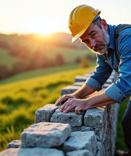 Comment stabiliser un mur en pierre incliné : techniques fiables et durables