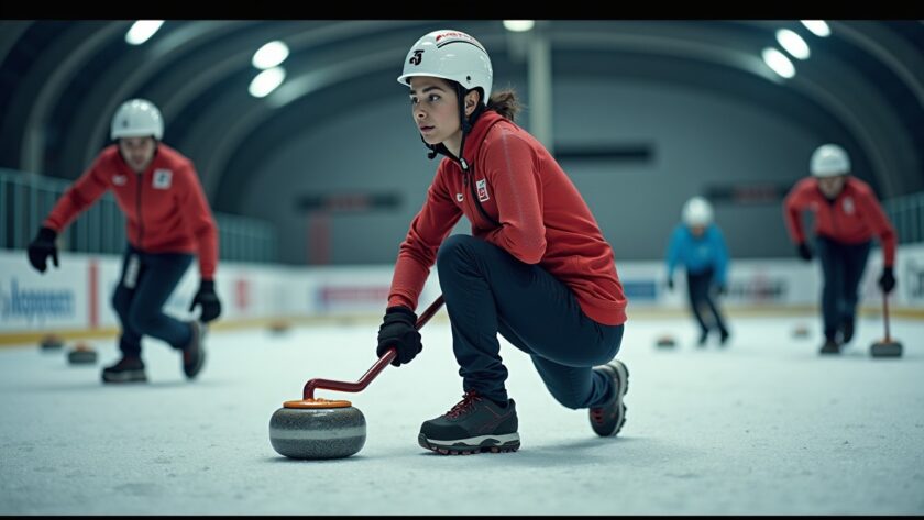 Le curling : quand un lancer précis bouleverse tout le déroulement du match