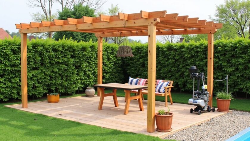 Guide complet pour bâtir une pergola en bois : étapes clés et astuces pratiques