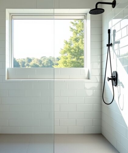 Fenêtre de douche : éclairez, stylisez et ventilez votre espace bain