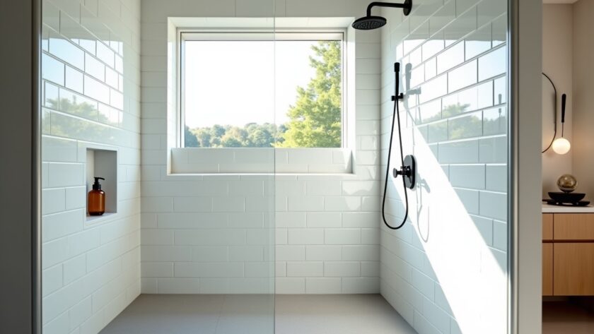 Fenêtre de douche : éclairez, stylisez et ventilez votre espace bain