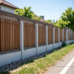 Prix au mètre : combien coûte la pose d'une clôture rigide avec soubassement en béton ?