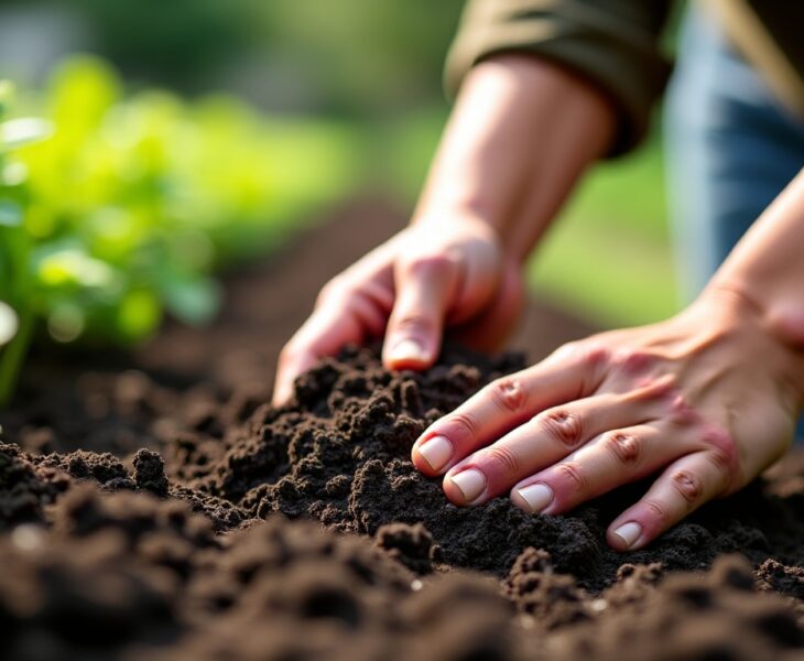 Tasser la terre à la main : méthodes simples et efficaces pour un sol parfait