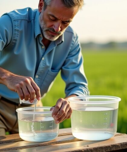 Dosage du glyphosate : guide pratique pour préparer 5 litres d'eau de manière optimale