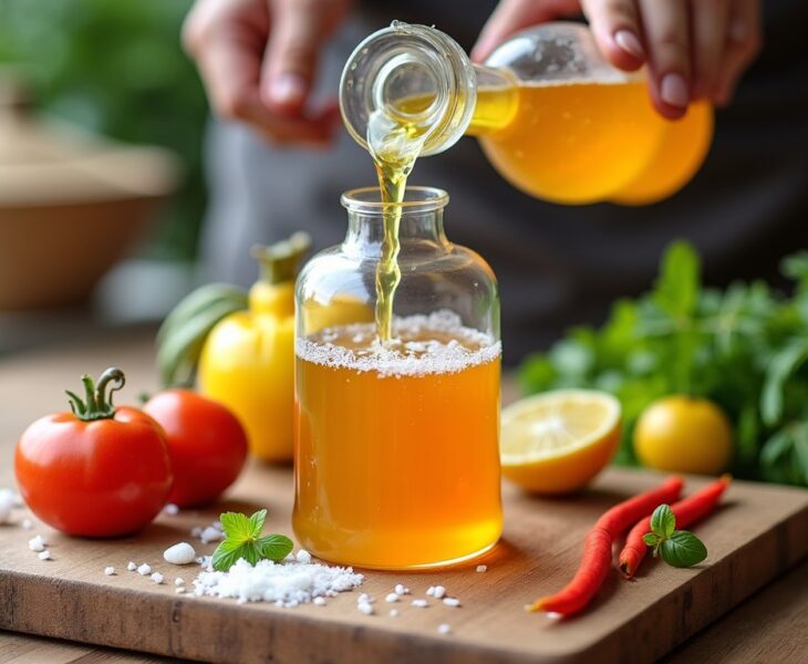 Désherbant naturel : comment doser efficacement un mélange vinaigre, sel et liquide vaisselle